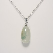 수정목걸이 green quartz 팬텀수정 드롭목걸이