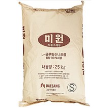 대상청정원 미원(S) 25kg L-글루탐산나트륨 10283, 1개