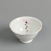 백자 한송이연화문 꽃잎 찻잔 다기잔 80mlY/NPD:YD2003Y +P1, 유판다 본상품선택