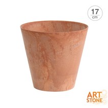 [데로마] [데팡스][아트스톤]라운드 클레어 인테리어 원형화분(17cm), 사이즈:RC-150 / 색상:라임