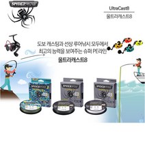 스파이더 울트라캐스트8 인비지 PE합사라인, 1.2호