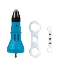 지베렐린 Electric Rivet Gun 2.4Mm-4.8Mm Rivet Nut Gun Drill Bit Adapter Cordless Riveting Tool Inser, 04 2
