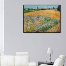 THE BELLA 고흐 - 알필 산자락의 밀밭 Wheat Field with Alpilles Foothills in the Background 14x11inch (35.6x27.9cm)