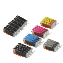캐논 PGI-970 / CLI-971용 호환 카트리지, 26개 구성 (6카트리지 4세트 + PGBK 2개)