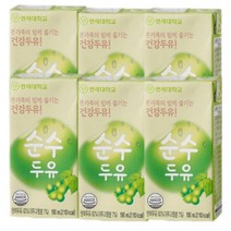 연세우유 순수두유 190mlx24팩, 48개, 190ml
