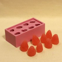 마이몰드코리아 수제 실리콘몰드 - 딸기 중 8구