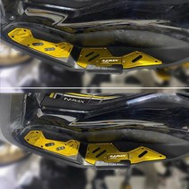 NEW N MAX 신형 엔맥스 발판 스텝 가드 CNC 튜닝 드레스업 악세사리 semspeed, 빨강