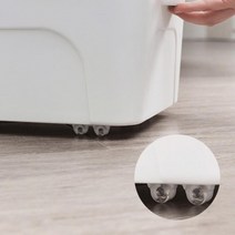 가전바퀴 가구바퀴 박스 이동식 부착식롤러 3개 리폼, 화이트(4개입)