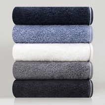 송월타올 뱀부얀 부드러운 호텔수건 190g 5매, 05.다크그레이_5매