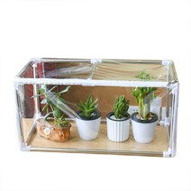 미니비닐하우스만들기 베란다 다육이 온실 조립식, 투명 PVC 캐노피 100x40x40