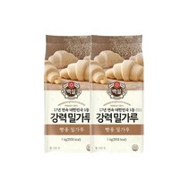CJ 제과제빵 백설 강력 밀가루 칼국수 식빵 빵만들기 1kg 2개 1세트, 3세트