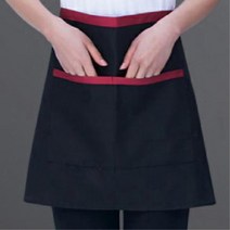 음식점 서빙알바용 허리앞치마 미용앞치마 주부앞치마, 레드