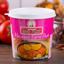 Mae Ploy 마싸만 커리 페이스트 1kg 1개 메이플로이 마싸만 커리 페이스트 타이푸드