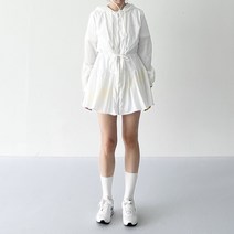 골프우비 생활방수 캉캉후드점퍼 여성골프웨어