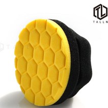 차량 기스안나는 부드러운 왁싱스펀지 유막제거, 1개, 옐로우