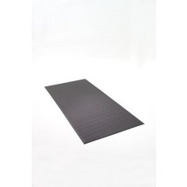 SuperMats 튼튼한 장비 매트 11GS 미국 제조 대형 러닝머신 일립티컬스 로잉 머신 리컴번트 자전거 운동 장비용(91.4 x 198.1cm(3 6.5피트)) (91.44 1, Black
