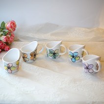 예쁜 도자기 종이컵 홀더 컵홀더제작 베고니아에디션2 개업 선물 핸드페인팅 핸드메이드, 바이올렛