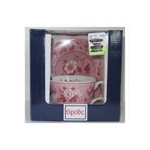 스포드 찻잔 받침 The 블루 Room 콜렉션 FLORAL CRANBERRY 세트