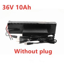 전기 자전거 킥보드 배터리 리튬이온 36v 10ah 10s3p 36v 600w 18650 충전식 팩 xiaomi m365 pro ebike 스쿠터 내부 20a bms, 10ah-2a