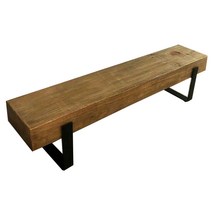 통나무벤치 고재 벤치 평벤치 우드 대기석 아파트, H.150X35X40 (길이  너비 및 높이) 나무 두