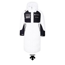 [데상트] 스위스 스키팀 엣지 롱다운자켓 SM423SDJO1WHT