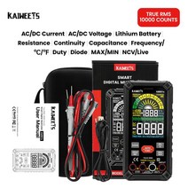 스마트 충전식 멀티미터 10000 카운트 자동 범위 Ture RMS 1000V 10A 테스터 Ohm Hz 커패시턴스 NCV 디지털 멀티미터, [01]