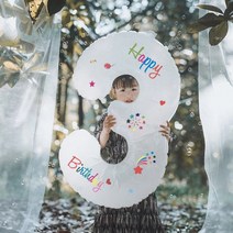 40 인치 화이트 숫자 풍선 데이지 호일 웨딩 크리스마스 베이비 샤워 생일 홈 장식 기념일 파티 공급, 07 3_01 32 인치