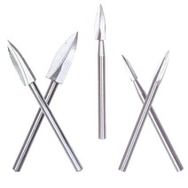 Lotatheta Wood Engraving Carving Drill Bit Woodworking Cutter Milling Fitment Tool 5 pcs for Rotary