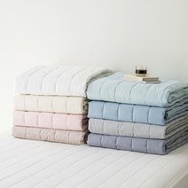 고밀도 순면 밴드고정형 침대패드 8color SS Q K 패밀리 맞춤제작 이스턴킹 칼킹, 민트소다