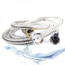 유연 크롬도금 ABS 스텐 샤워줄 1.5M 욕실소품, 1개