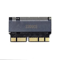 HRUIYL 12+16핀 M.2 NVME SSD 변환 어댑터 맥북 에어 프로 레티나 미드 2013 2014 2015 2016 2017 NVME/AHCI 업그레이드 키트 A1466, A1466 A1465 A1502 A1398
