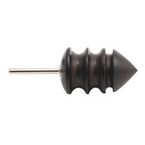 가죽 도구 가장자리 전기 연마 슬리커 플랫포인트 헤드 백단향 가죽 공예 diy 도구 팁 버니셔 1pcs, b