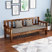 벤치형소파 원목 거실평상 나무 현관벤치, R