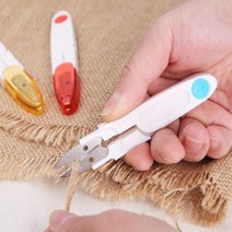 서후네 [2개] 휴대용 안전뚜껑 쪽가위 다용도 수선 바느질가위 낚시줄 가위, 2개