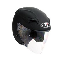 오픈페이스 무광 블랙 KYT헬멧 VENOM 시리즈 MATT BLACK, L