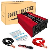다운트랜스 슈퍼캐패시터 차량용 인버터12V ~ 220V 4000W 전원 인버터 LCD 디스플레이 수정 사인파 태양 광, 03 12 to 110V