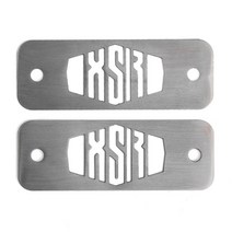 오토바이탑박스 등받이 브라켓 배달 알루미늄 새로운 스테인레스 스틸 퓨즈 박스 탑 플레이트 파우더 코팅 클러치 커버 탑 실버 블랙, 퓨즈 커버 sl