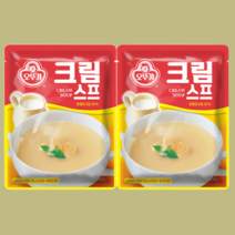 오뚜기 크림스프 1kg x2개 분말 대용량 즉석수프 오뚜기스프 분말수프 먹기편한 레토르트 아침식사, 오뚜기 크림스프 1kg x 2개 간편식사