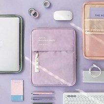 아이코닉 코트니 노트북 파우치 13인치 노트북가방 맥북케이스 맥북파우치, 02 Lavender
