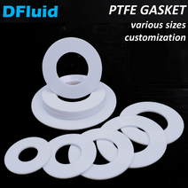 PTFE 가스켓 BSPP 플랜지 위생 실린더 플랫 링 5 6 8 10 12 15 18 20 30 mm 압력 게이지 개, 101 ID 50mm x OD 60mm_01 2MM