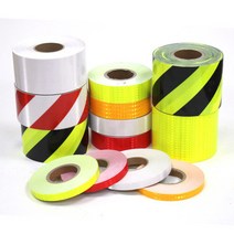 반사테이프 폭 2cm 5cm 10cm 14cm 고휘도 반사스티커 안전용품 반사판, 흰색 빨강:10x100cm