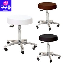 [구구몰] 미용의자DX/높이조절/스툴/간이보조의자/피부샵/상담/진찰의자, 화이트(25236)