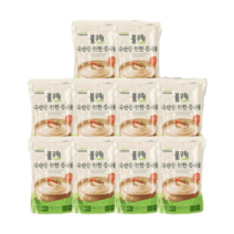 풀무원 국산콩 진한 콩국물 350gX10봉, 국산콩 진한 콩국물 10봉, 10봉, 350g