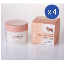 케어라인 플라센타 양태반 크림 콜라겐 비타민E 100ml Careline Placenta Cream, 4개