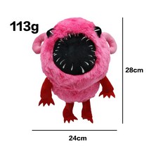 Aolaite The cutest plush toy 국경을 초월한 신제품 핑크 해피 게임 위키 해피 게임 인형 봉제 완구 도매 제조 업체, 핑크 송곳니, 보여진 바와 같이