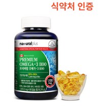 내츄럴플러스 차태현 프리미엄 오메가3 1100 비타민D 식약청 인정 인증 해썹 haccp 영양제 EPA DHA 혈행 눈 혈중 블포화 지방산 간 프로스글란딘 연어유 하프물범유, 180캡슐X2개