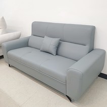 부천 가구 베네디르 카이 3인 통가죽 소파, 올리브