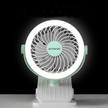 오토코스 차량용 탁상용 USB 선풍기 송풍구 대시보드 써큘레이터, 옵션02. LED 선풍기