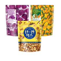 썬넛트 단짠믹스 450g + 단호박칩 200g + 자색고구마칩 240g 세트, 4세트