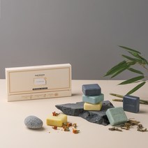에버미라클 EM 허브비누 뱀부차콜 + 금잔화 + 어성초 세트, 100g, 1세트